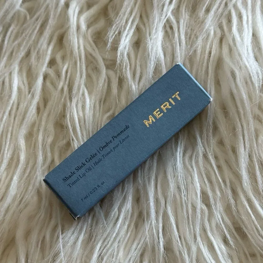 Merit Shade Slick Hydrating Tinted Lip Oil Jete